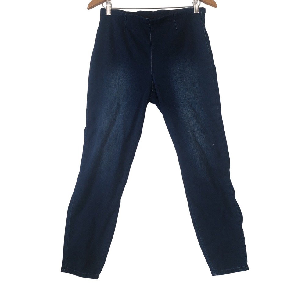 DG2‎ Diane Gilman Jeggings Womens Small Dark Blue Stretch Pull On Skinny Pants